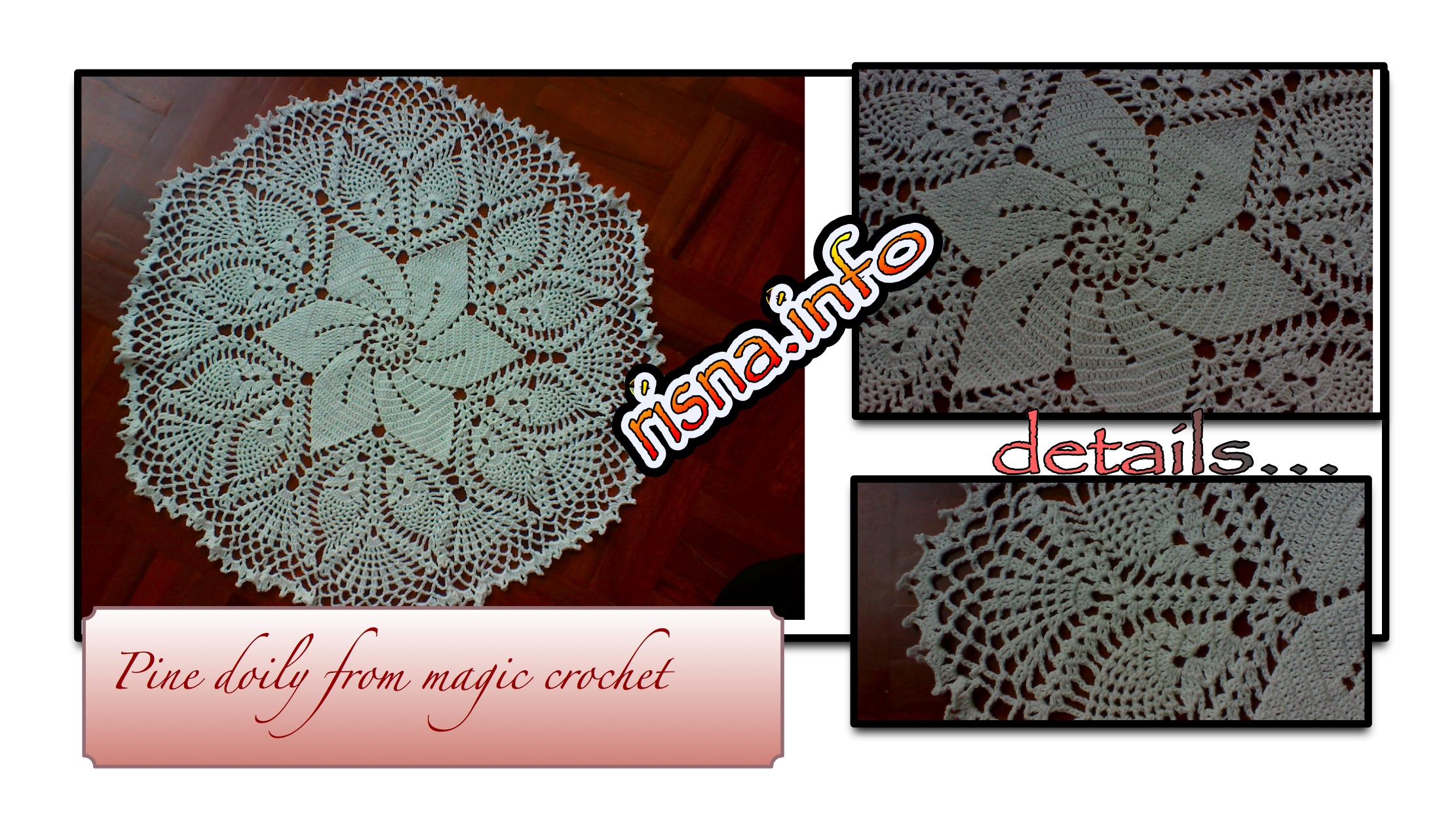 Crochet: Pine Doily from Magic Crochet