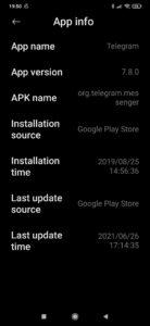 update aplikasi telegram