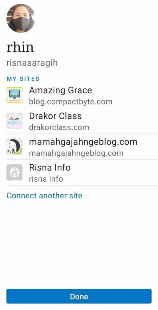 akun wordpress