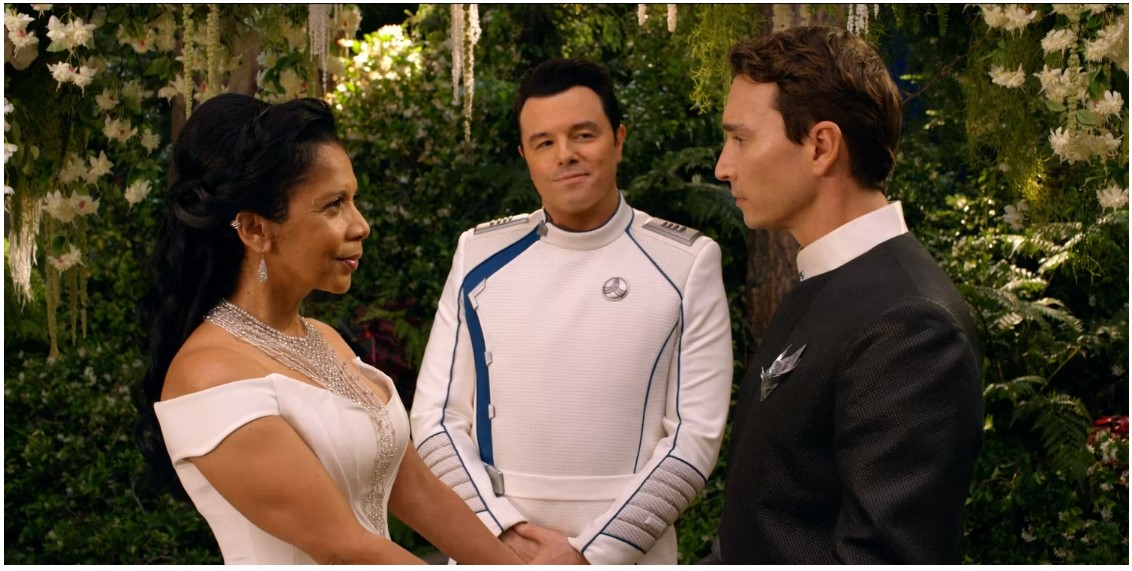 claire isaac wedding the orville s3