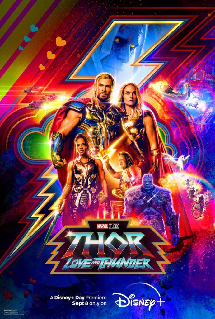 poster film Thor: Love and Thunder (Disney Plus)